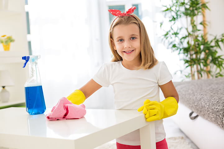 Kids Cleaning